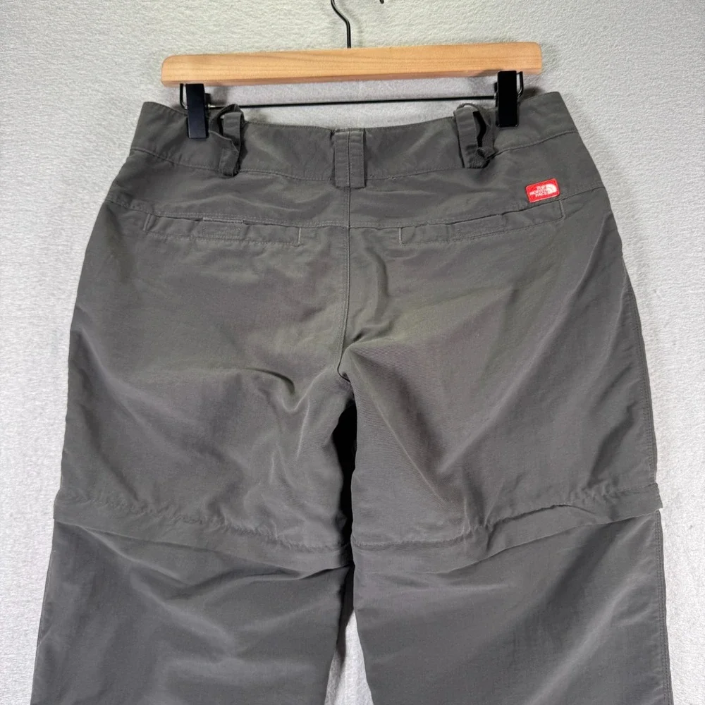The North Face Paramount Convertible Cargo Pants Womens 10 Regular Gray‎ Nylon